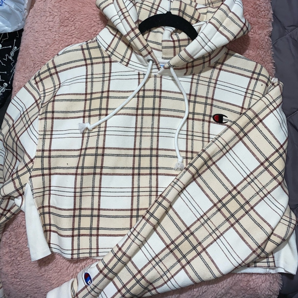 champion cropped sweatshirt